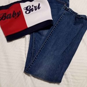 Fashion Nova Classic Blue Straight Leg Jeans